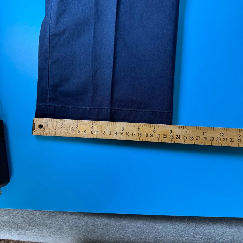 Polo Ralph Lauren Mens Navy Blue Stretch Classic Fit Chino Pants 44x32 Preppy